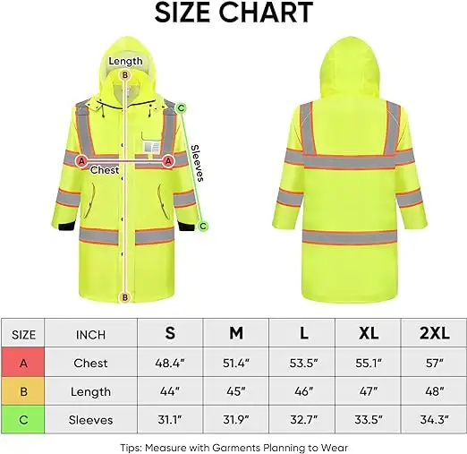 TICONN Reflective Rain Jacket - 613qnz5toyl._ac_sx522_